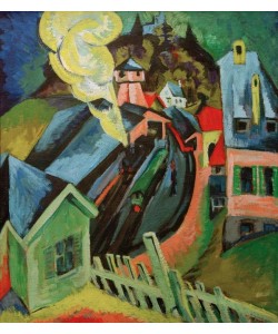 Ernst Ludwig Kirchner, Bahnhof Königstein