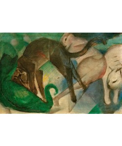 Franz Marc, Spielende Katzen (Katzenbild)