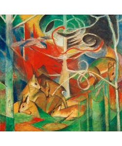 Franz Marc, Rehe im Walde I