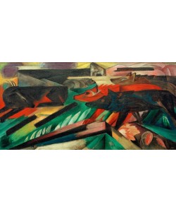 Franz Marc, Die Wölfe (Balkankrieg)