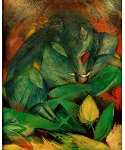 Franz Marc, Eber und Sau (Wildschweine)