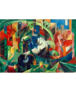 Franz Marc, Rinder (Bild mit Rindern I)