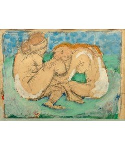 Franz Marc, Zwei weibliche Akte auf Blau