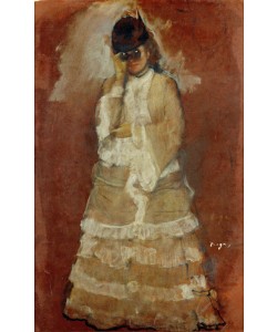 Edgar Degas, Dame mit Fernglas