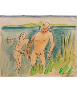 Ernst Ludwig Kirchner, Badende bei Moritzburg