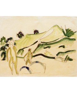 Ernst Ludwig Kirchner, Badende am Strand