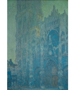 Claude Monet, La cathedrale de Rouen. Le portail et la tour Saint-Romain,