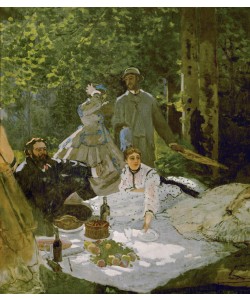Claude Monet, Déjeuner sur l’herbe. Partie centrale