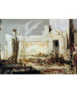 Gustave Moreau, Hélène à la Porte Scee