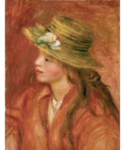 Pierre-Auguste Renoir, Fillette au chapeau de paille