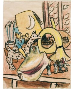 Max Beckmann, Stilleben mit Spielzeug und Muschel