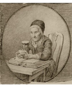 Caspar David Friedrich, Alte Frau mit Sanduhr und Bibel