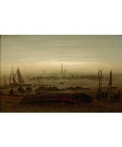 Caspar David Friedrich, Greifswald im Mondschein