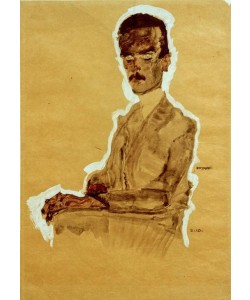 Egon Schiele, Bildnis Eduard Kosmack, sitzend