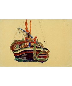Egon Schiele, Triestiner Fischerboot