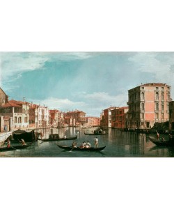 Giovanni Antonio Canaletto, Canale Grande mit dem Palazzo Bembo