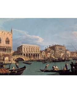 Giovanni Antonio Canaletto, Dogenpalast und Justizpalast