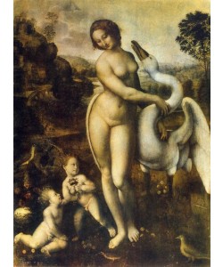 Leonardo da Vinci, Leda mit dem Schwan