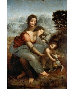 Leonardo da Vinci, Die Heilige Anna selbdritt