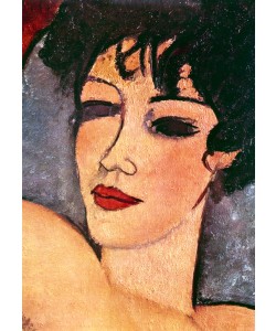 Amedeo Modigliani, Detail of a sleeping nude, 1917