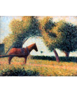 Georges Seurat, The Harnessed Horse 1883