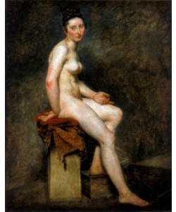 Eugene Delacroix, Seated Nude, Mademoiselle Rose