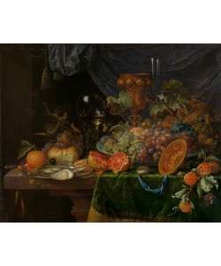 Jan Davidsz.de Heem, Still Life with Fruit and Oysters