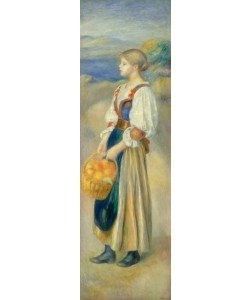 Pierre-Auguste Renoir, Girl with a Basket of Oranges