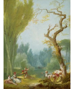 Jean-Honoré Fragonard, A Game of Horse and Rider