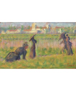 Georges Seurat, Personen in einer Landschaft