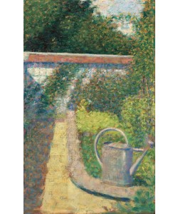 Georges Seurat, Die Gießkanne – Garten bei Le Raincy