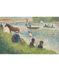 Georges Seurat, Horse and Boats 