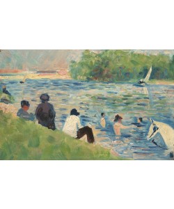 Georges Seurat, Bathers (Study for 'Bathers at Asnières')