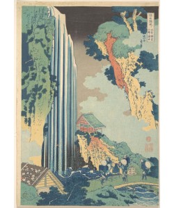 Katsushika Hokusai, Ono Waterfall on the Kisokaido