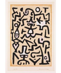 Paul Klee, Das Flugblatt des Komödianten