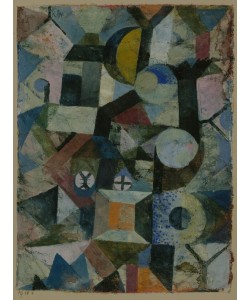 Paul Klee, Komposition mit dem gelben Halbmond und dem Y