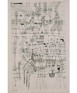 Paul Klee, Zeichnung in der Art eines Netzes geknüpft