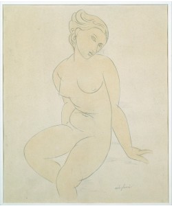 Amedeo Modigliani, Seated Female Nude