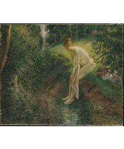 Camille Pissarro, Badende im Wald