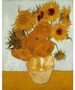 Vincent van Gogh, Vase mit Sonnenblumen