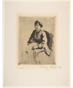 Mary Cassatt, Robert Holding a Cat