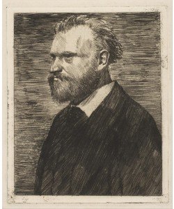 Edgar  Degas, Edouard Manet, Bust-Length Portrait