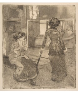 Mary Cassatt, Mary Cassatt at the Louvre