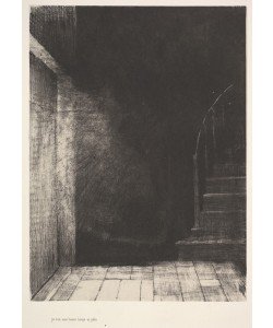 Odilon Redon, I saw a flash of light, large and pale