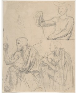 JEAN-AUGUSTE-DOMINIQUE INGRES, Study of Figures