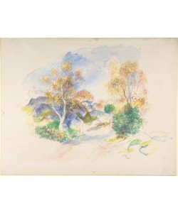 Pierre-Auguste Renoir, Landscape with a Path between Trees
