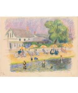 William Glackens, Beach Scene