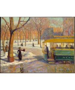 William Glackens, Der grüne Wagen