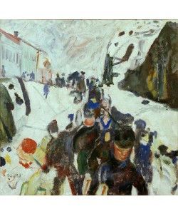 Edvard Munch, Arbeiter im Schnee