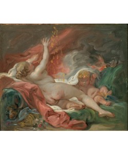 Francois Boucher, Danaë und der Goldregen. Studie